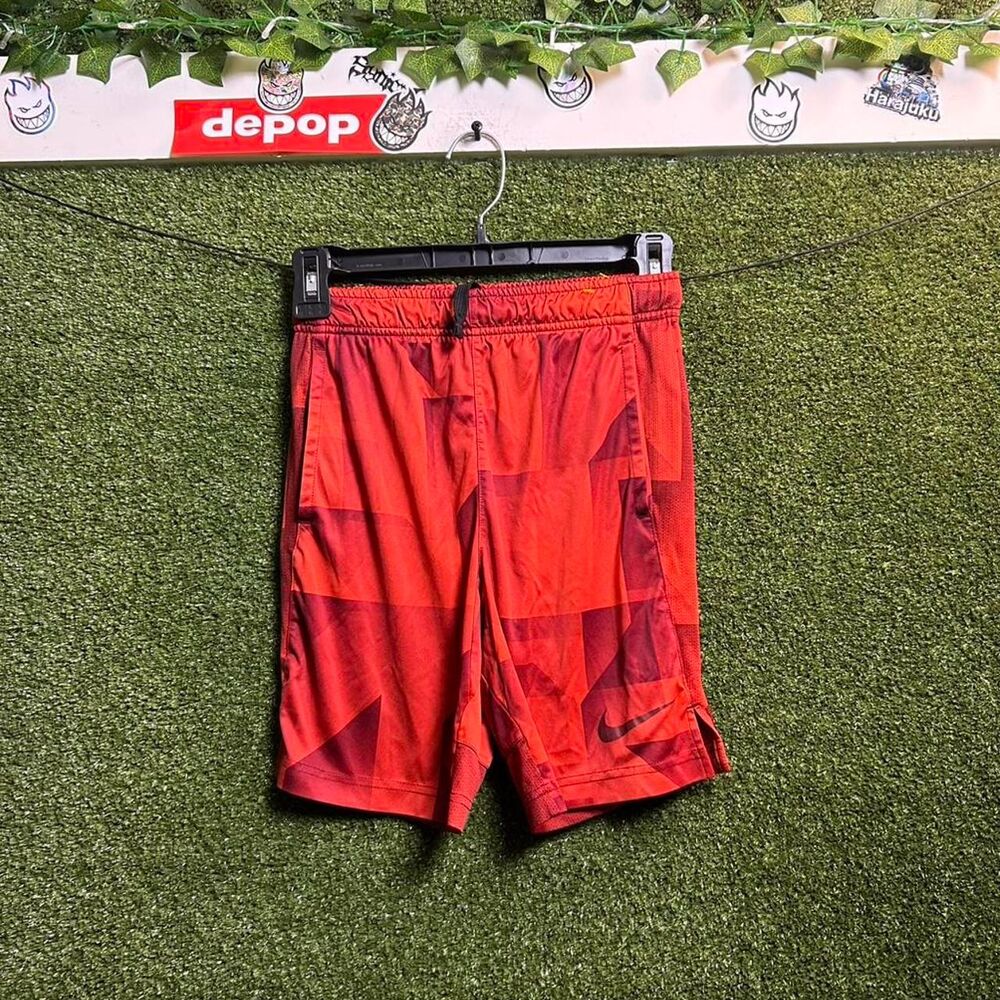 Nike Red and Orange Shorts